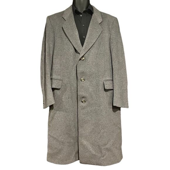 DiBenedetto Imported Cashmere Blend Wool Trench Coat Men’s 42R